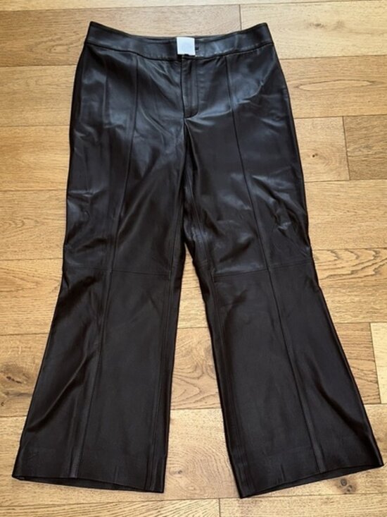NWOT VINCE Leather flared pants- extremely soft!!! - Picture 13 of 16
